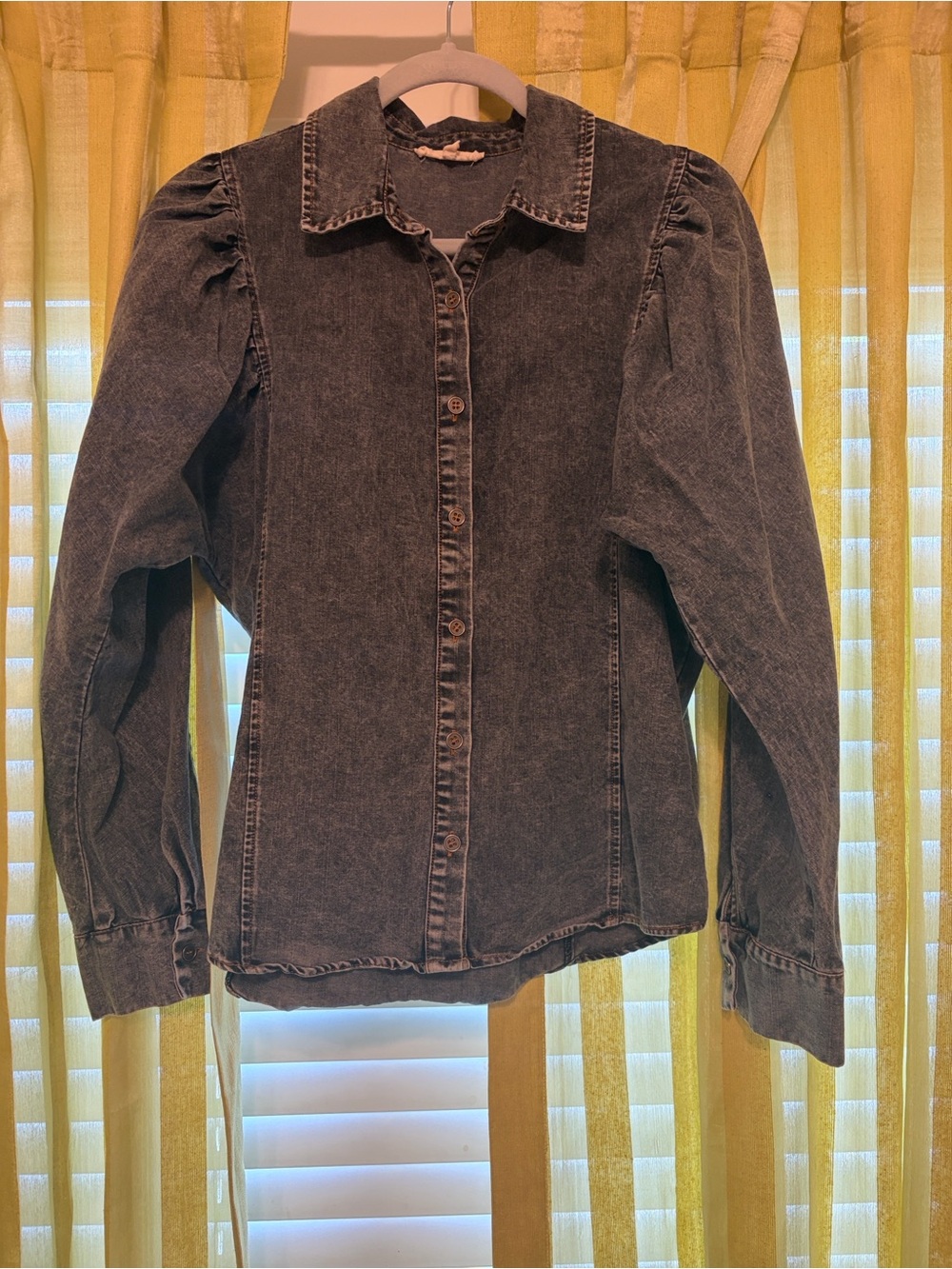 Promesa Washed Black Denim Shirt